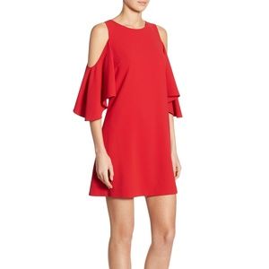 NWOT Alice + Olivia Coley Cold Shoulder Dress-0